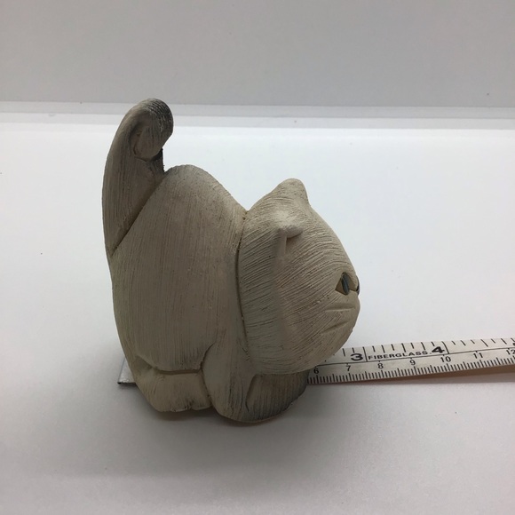 Vtg Artesania Rinconada Cat Kitten Feline Figurine Handmade Retired Uruguay - Picture 6 of 9